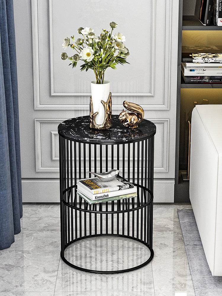 Mini Wrought Iron Coffee Rack Table