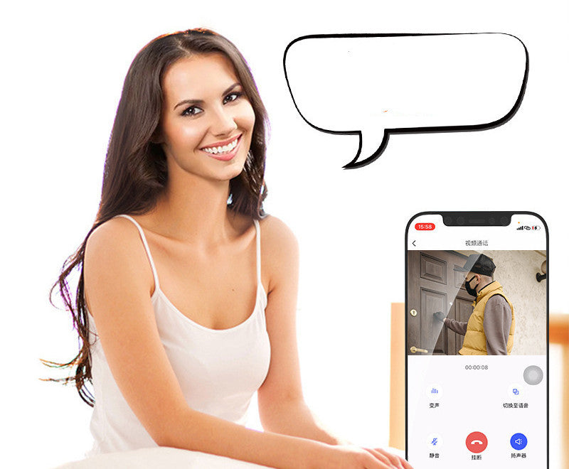 Smart Wireless Video Doorbell with Camera & Intercom