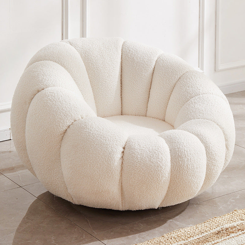 Casual Pumpkin Tatami Single Sofa Chair