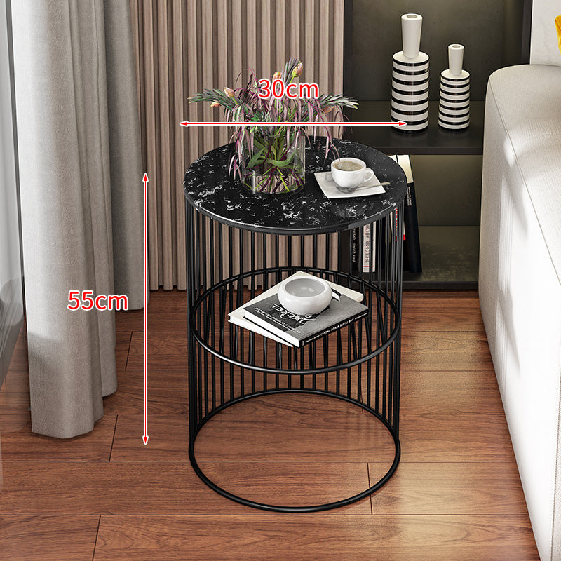 Mini Wrought Iron Coffee Rack Table