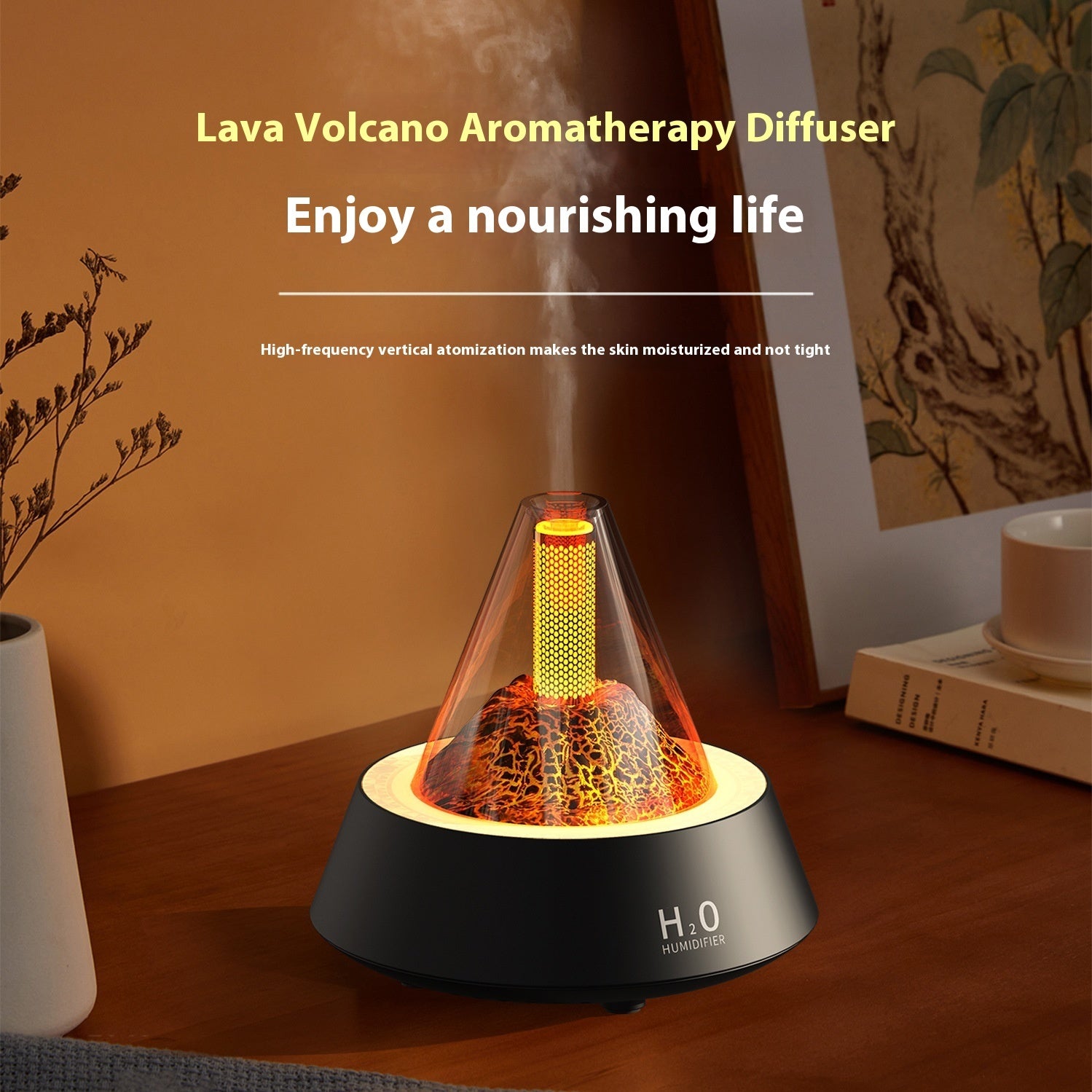 Mini Volcano Aromatherapy Humidifier