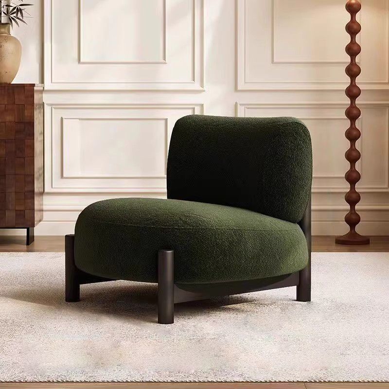 Lambswool Leisure Sofa Fabric Chair