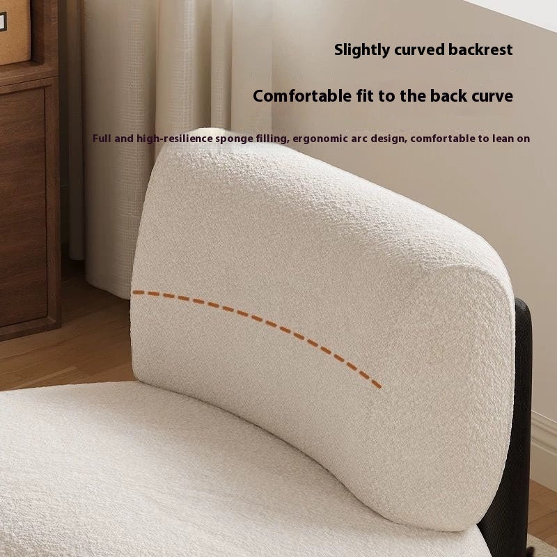 Lambswool Leisure Sofa Fabric Chair