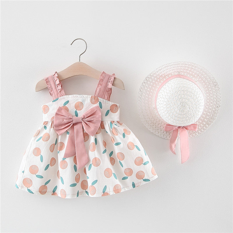 Baby Girl Princess Frock Dress With Hat