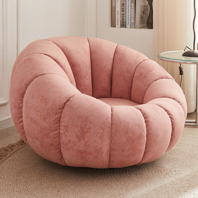 Casual Pumpkin Tatami Single Sofa Chair