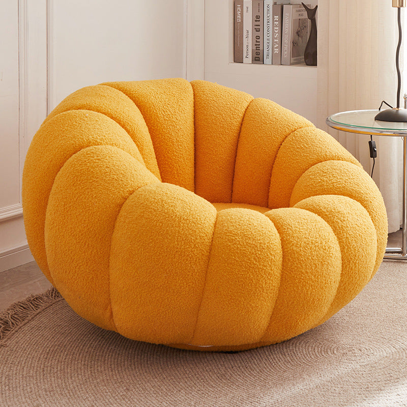 Casual Pumpkin Tatami Single Sofa Chair