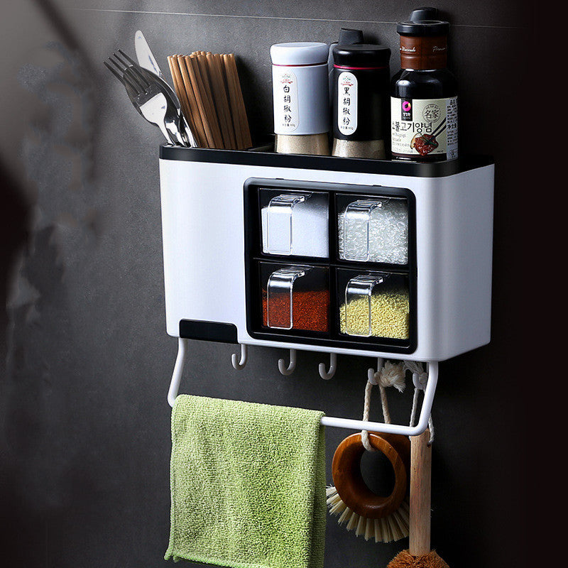Punch-Free Kitchen Storage Shelf Rack