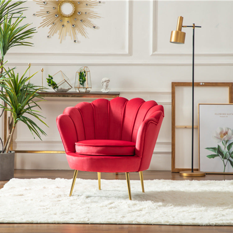 Nordic Single Lazy Shell Sofa Chair