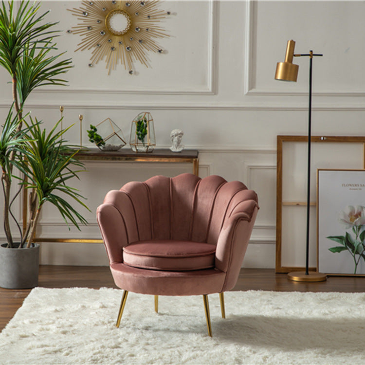 Nordic Single Lazy Shell Sofa Chair