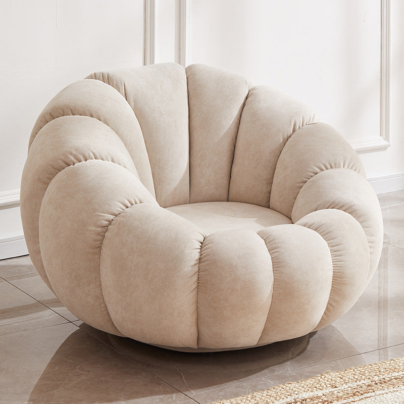 Casual Pumpkin Tatami Single Sofa Chair