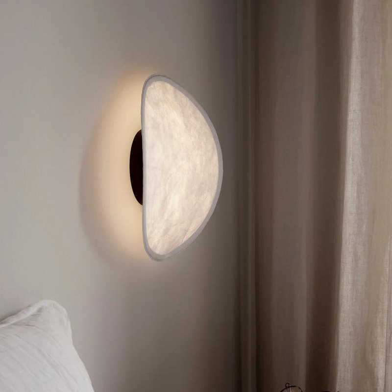 Silk Wall Lamp Potato Chips Lamp Living Room Bedroom Bedside Lamp