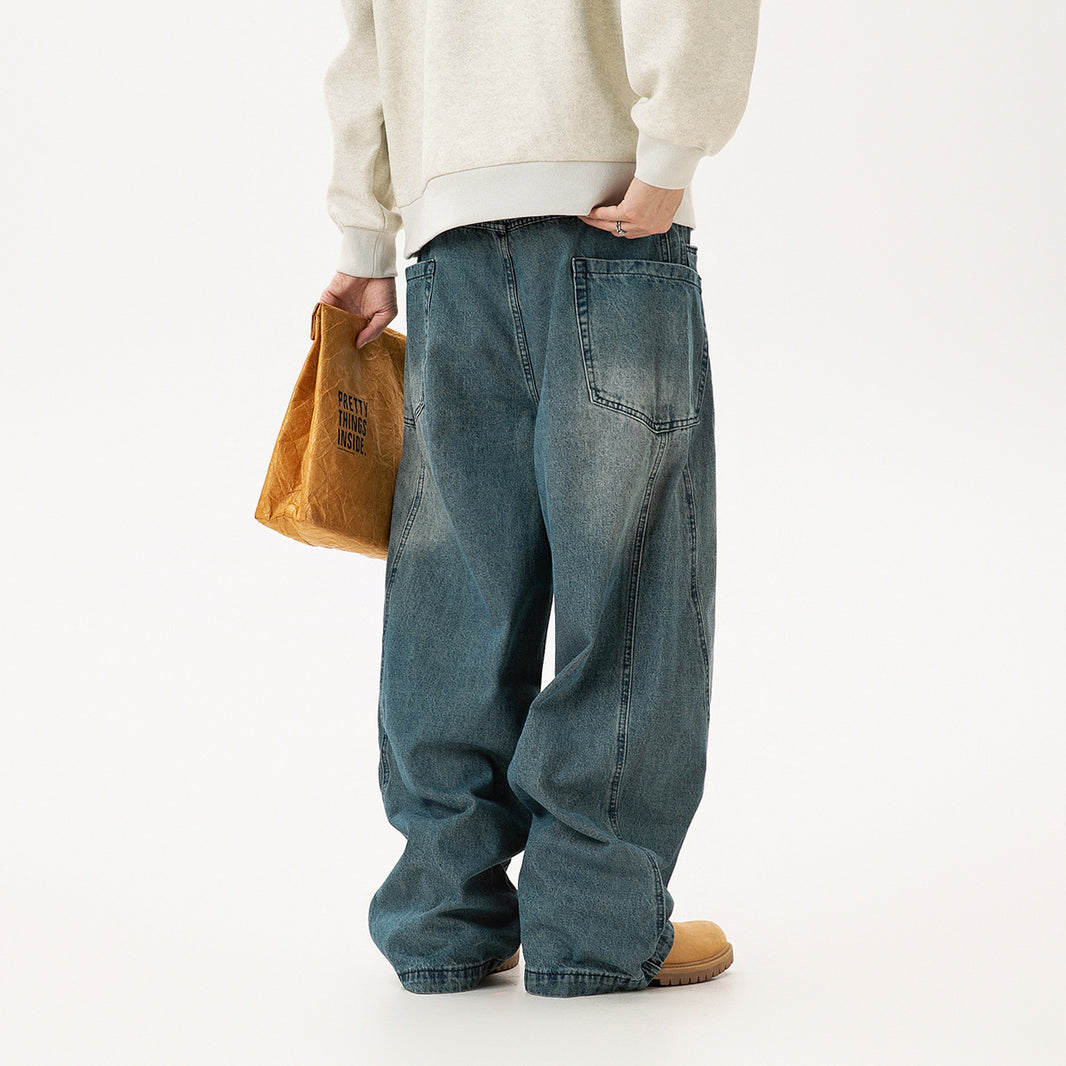 Men's Loose Baggy Denim Cotton Jeans