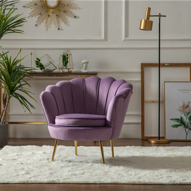 Nordic Single Lazy Shell Sofa Chair