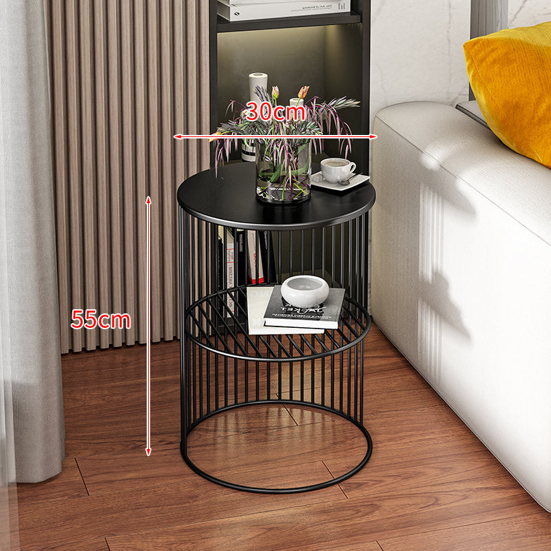 Mini Wrought Iron Coffee Rack Table