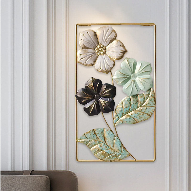 Flower with Leaves Wall Hanging Ornaments