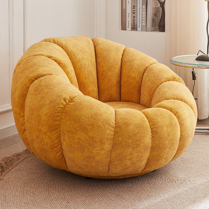 Casual Pumpkin Tatami Single Sofa Chair