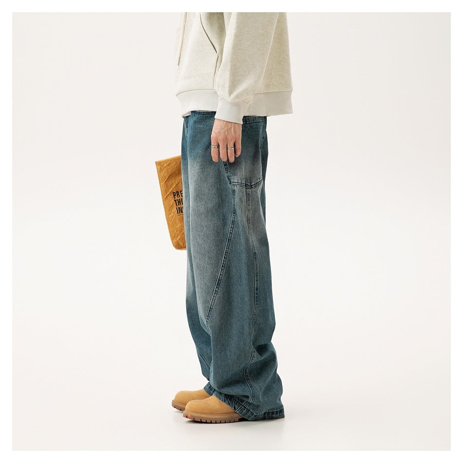 Men's Loose Baggy Denim Cotton Jeans