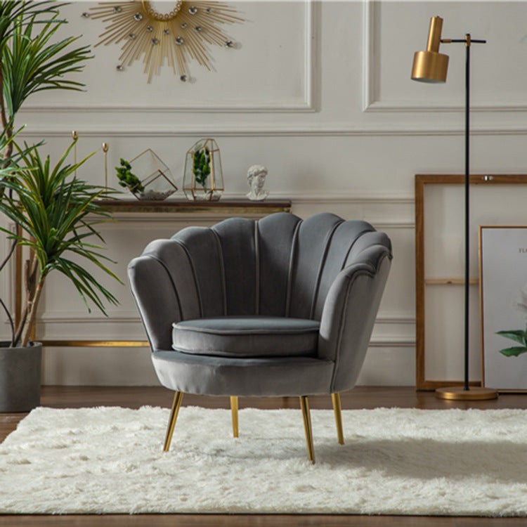 Nordic Single Lazy Shell Sofa Chair