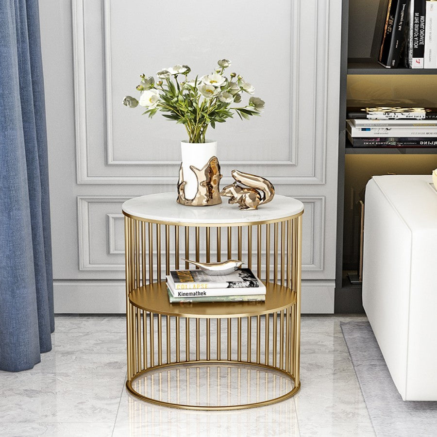 Mini Wrought Iron Coffee Rack Table