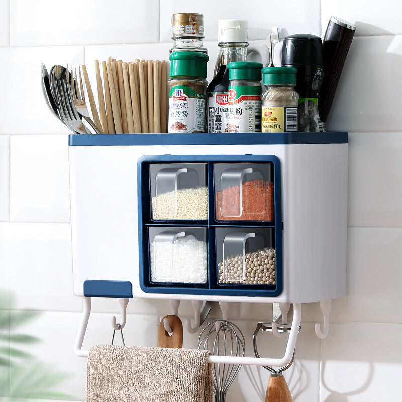 Punch-Free Kitchen Storage Shelf Rack