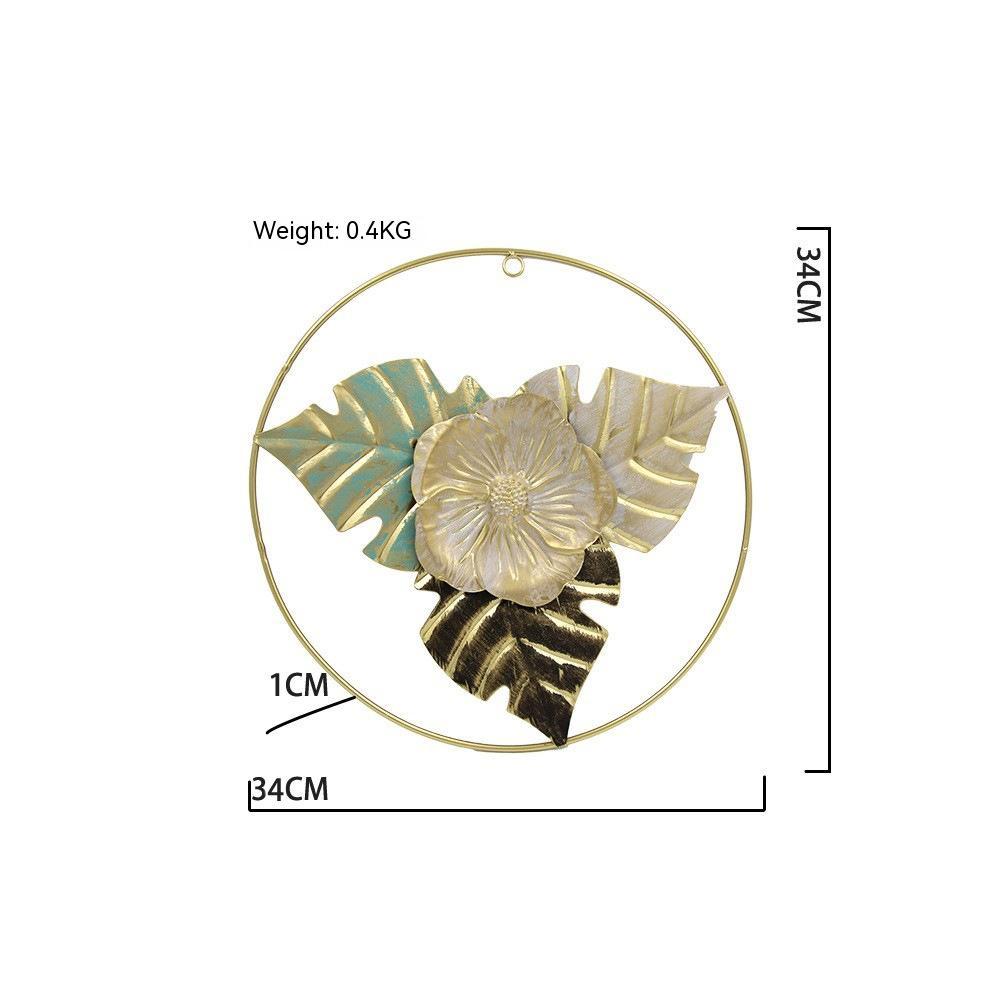 Flower with Leaves Wall Hanging Ornaments - U’rGstore