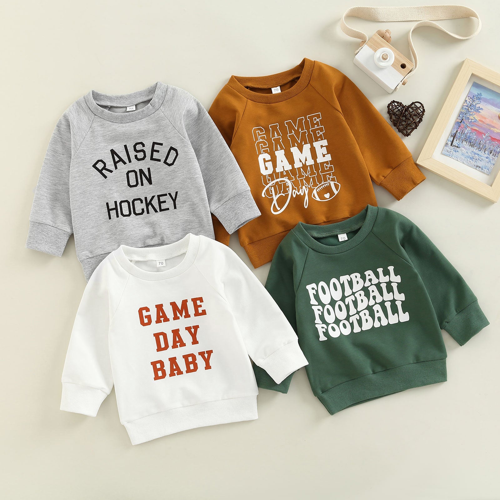 Long Sleeve Alphabet Print Sweatshirt
