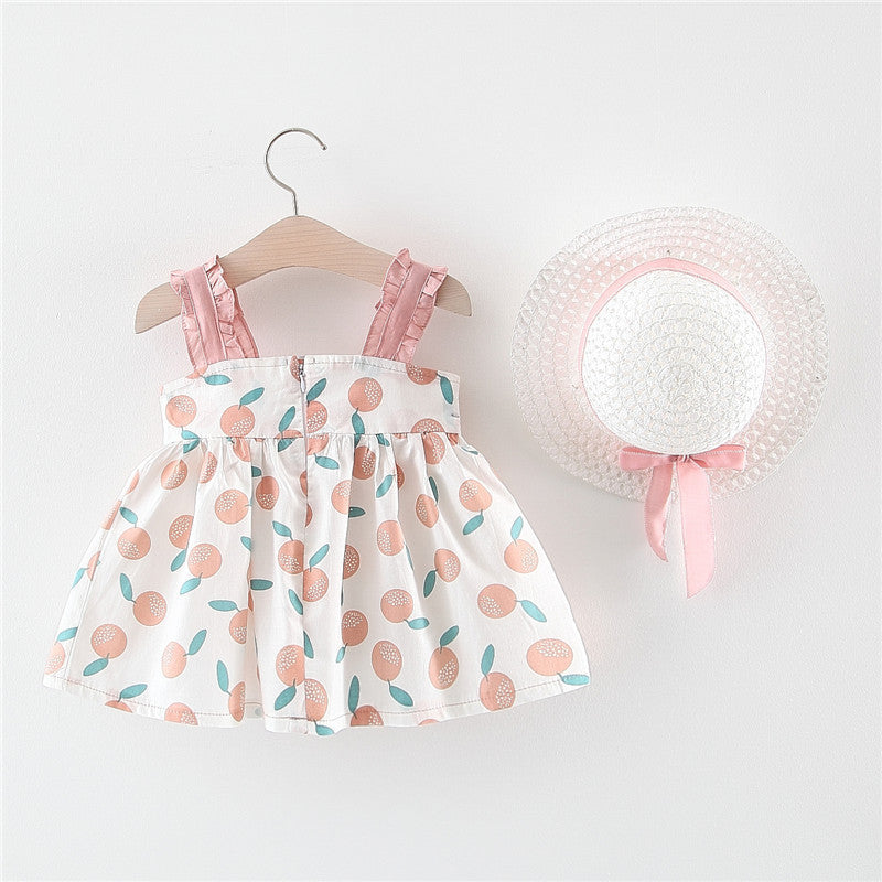 Baby Girl Princess Frock Dress With Hat