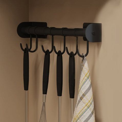 Black Dish Drain Kitchen Organizer Rack