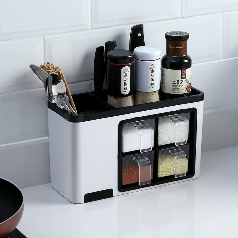 Punch-Free Kitchen Storage Shelf Rack
