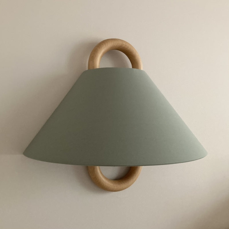 Beech Solid Wood Wall Sconce Lamp