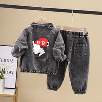 Casual Denimly Jacket And Pants For Boy