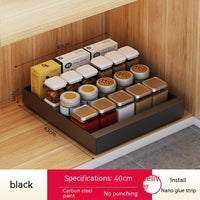 Double Layer Kitchen Drawer-styled Pull-out Cabinet