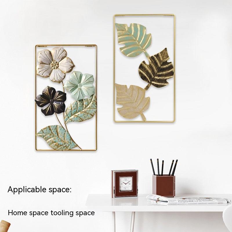 Flower with Leaves Wall Hanging Ornaments - U’rGstore