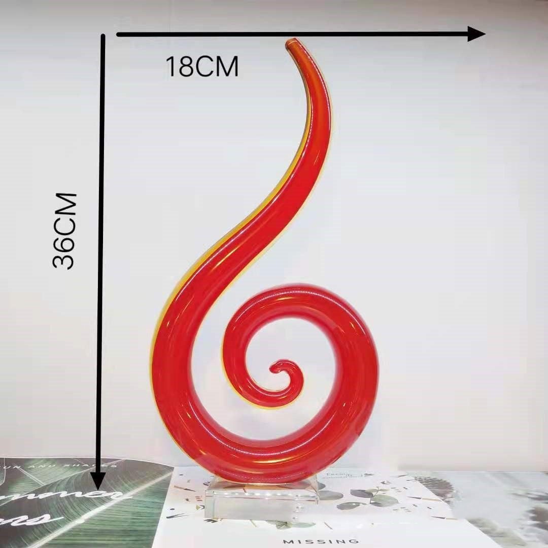 Modern Minimalist Glass Abstract Ornaments - U’rGstore