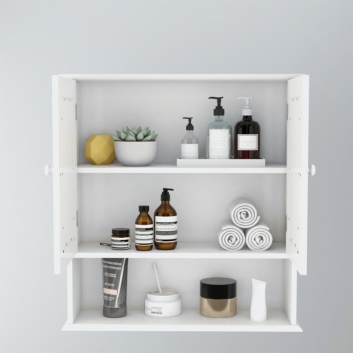 Bathroom Wall Storage Cabinet With Mirror - U’rGstore
