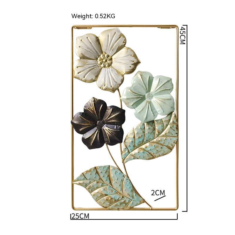 Flower with Leaves Wall Hanging Ornaments - U’rGstore