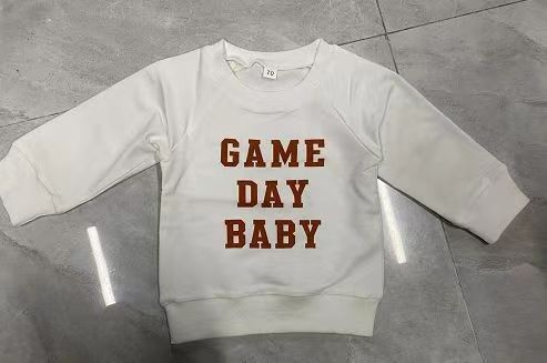 Long Sleeve Alphabet Print Sweatshirt