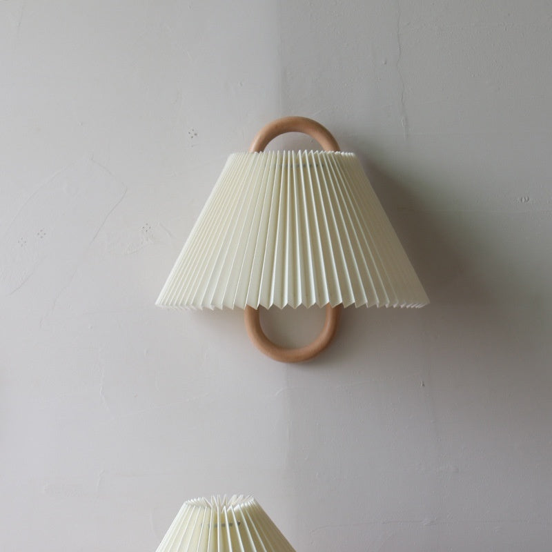 Beech Solid Wood Wall Sconce Lamp