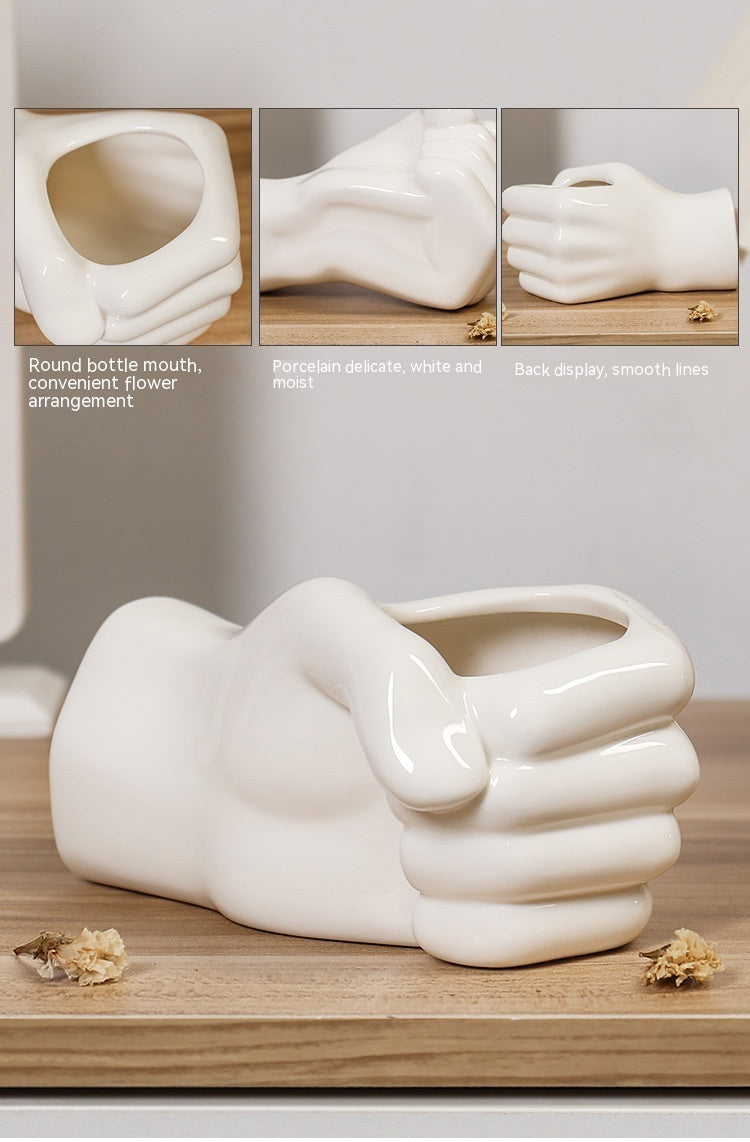 Simple Ceramic Flower Arrangements Vases