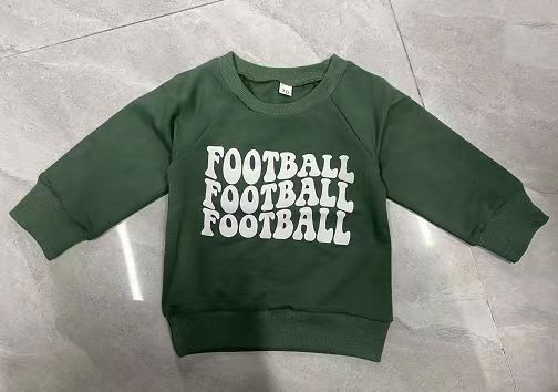 Long Sleeve Alphabet Print Sweatshirt