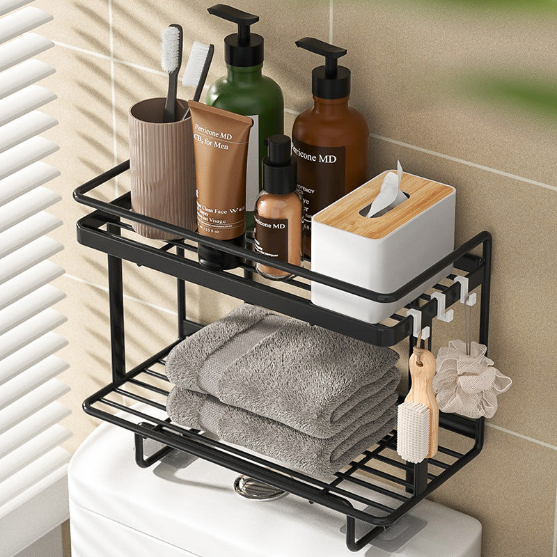 Étagère de salle de bain murale sans perçage