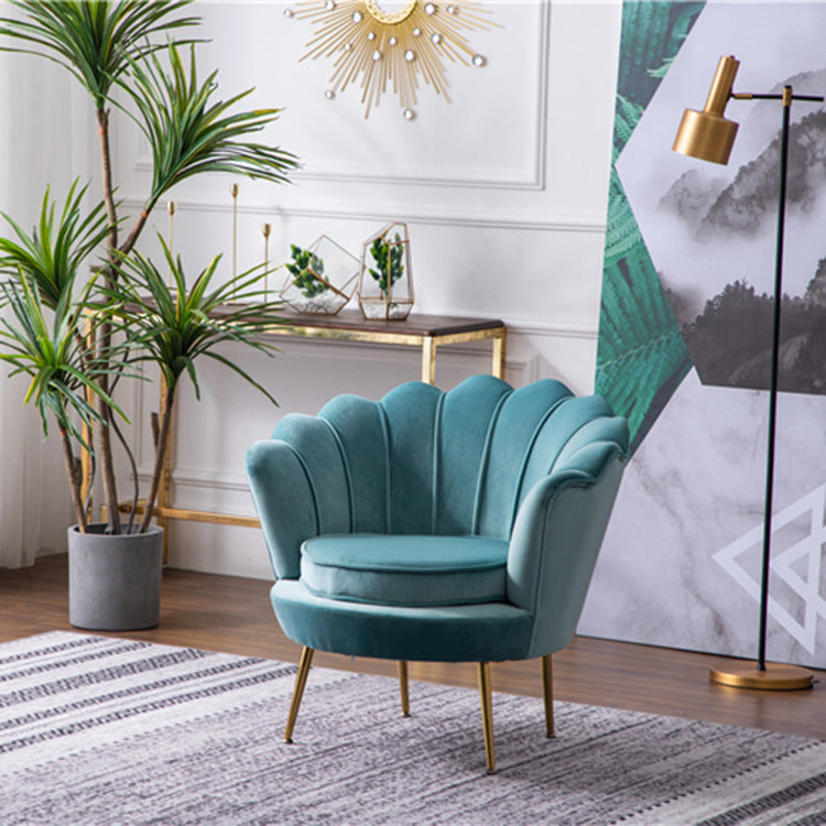 Nordic Single Lazy Shell Sofa Chair - U’rGstore