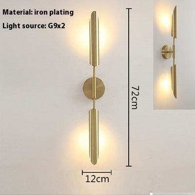 Nordic Modern Gold Wall Lamp