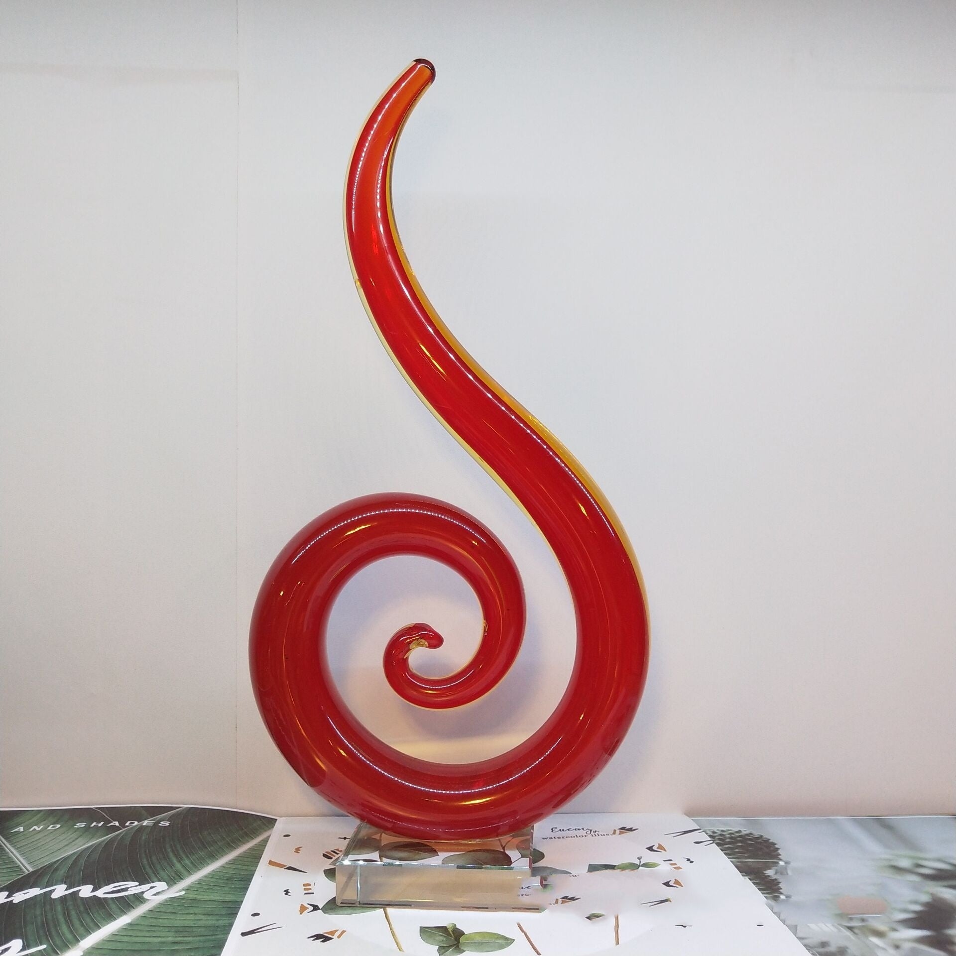 Modern Minimalist Glass Abstract Ornaments - U’rGstore