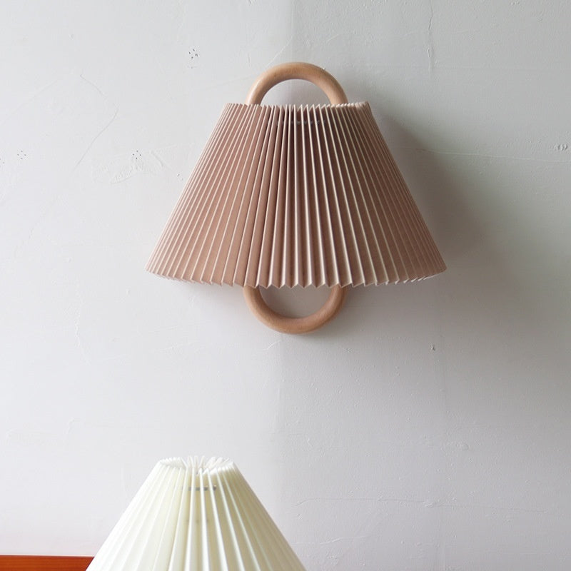 Beech Solid Wood Wall Sconce Lamp