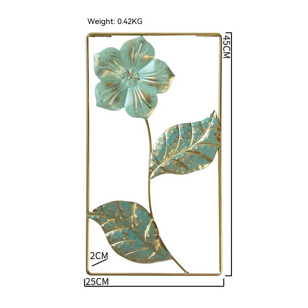 Flower with Leaves Wall Hanging Ornaments - U’rGstore
