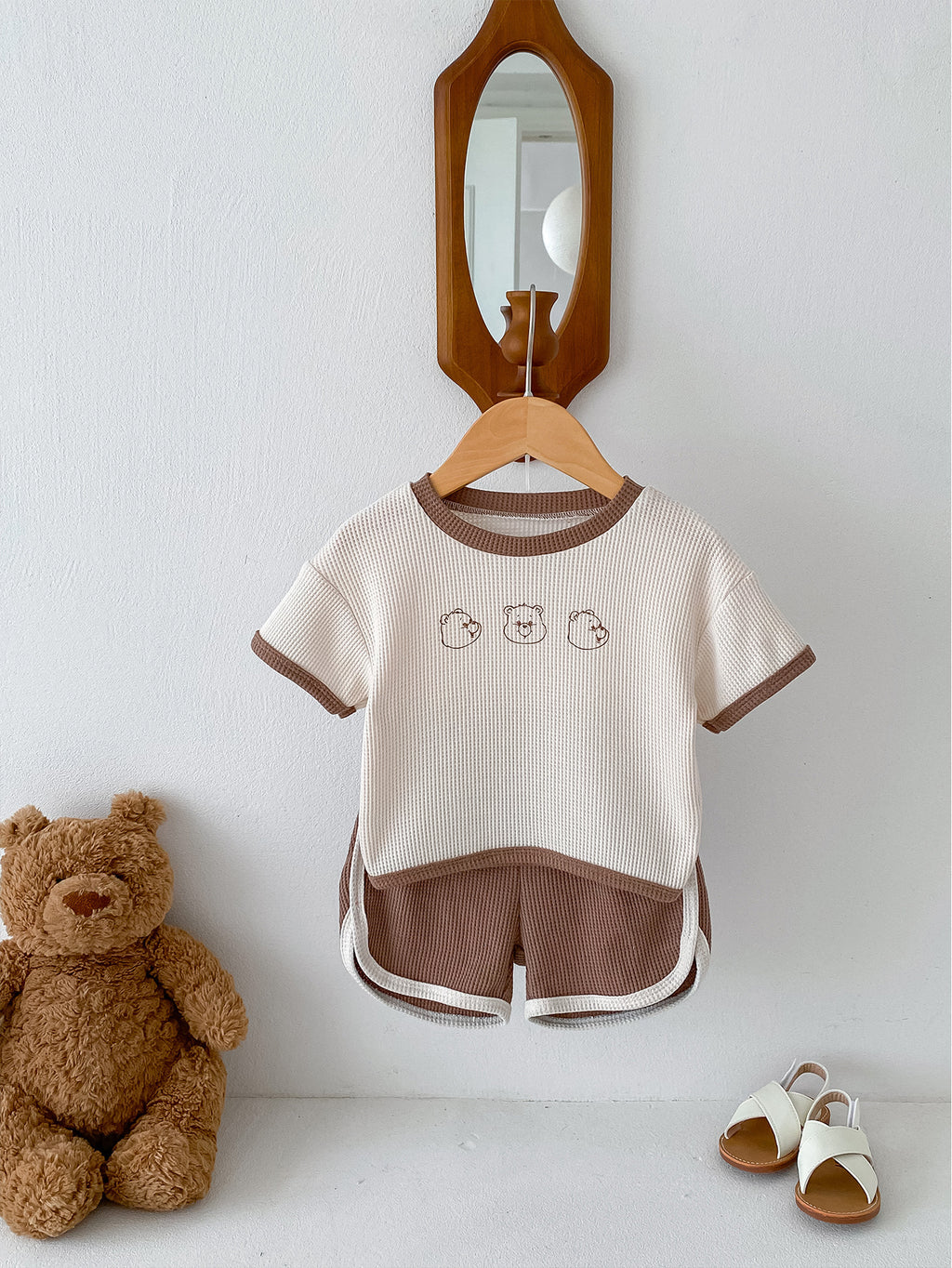 2-Pcs Summer Waffle Bear Set