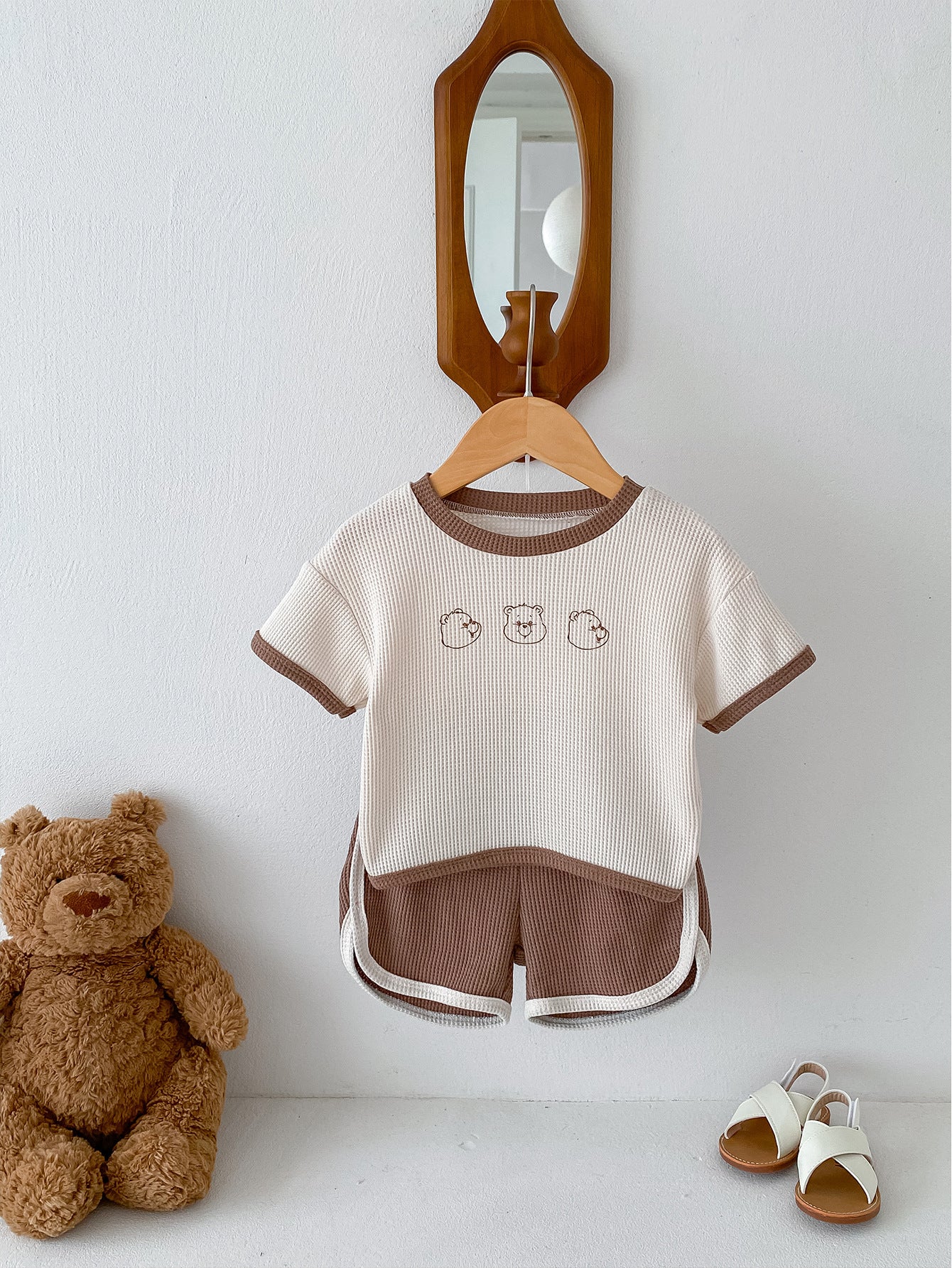 2-Pcs Summer Waffle Bear Set