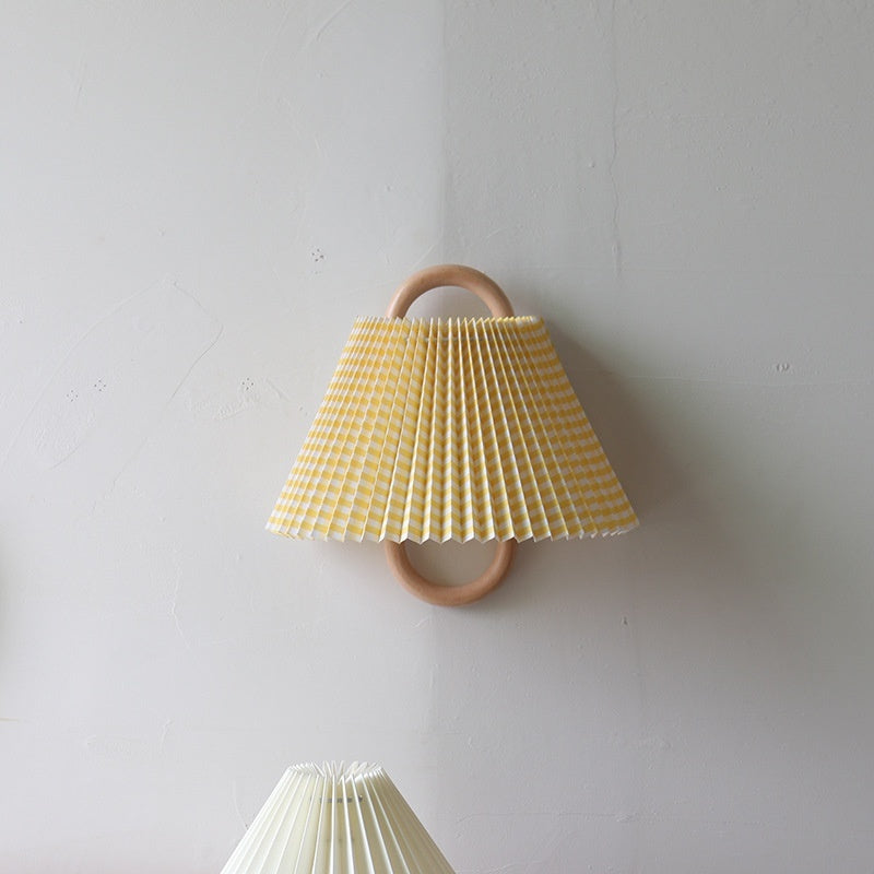 Beech Solid Wood Wall Sconce Lamp