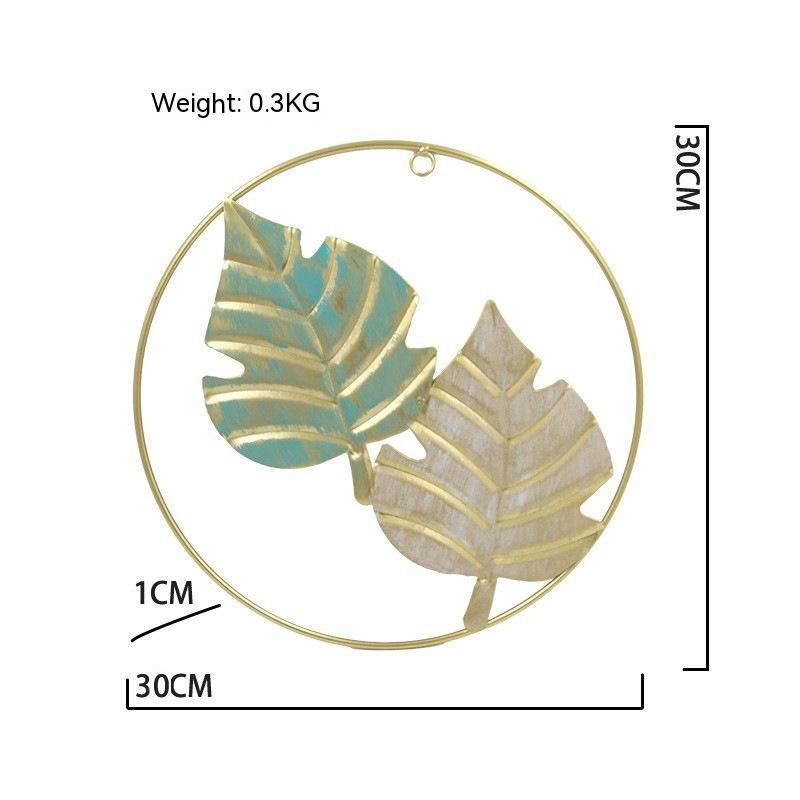 Flower with Leaves Wall Hanging Ornaments - U’rGstore